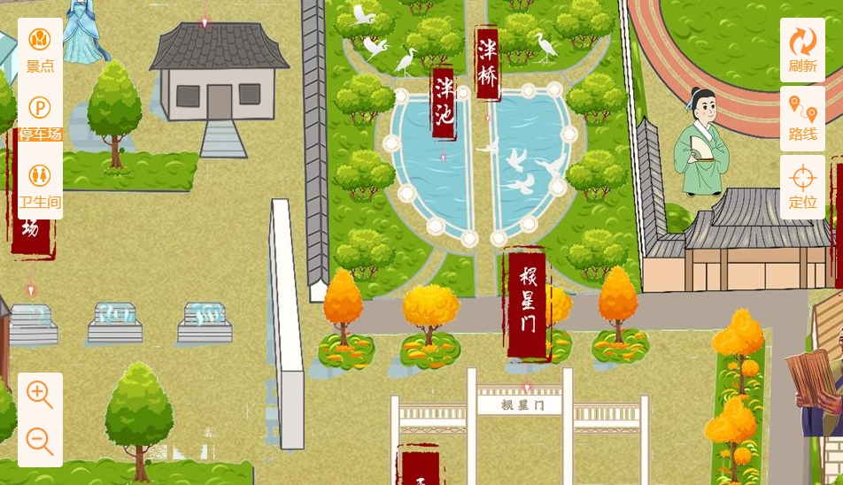 温泉手绘地图景区语音讲解导览系统：智慧景区建设的基石